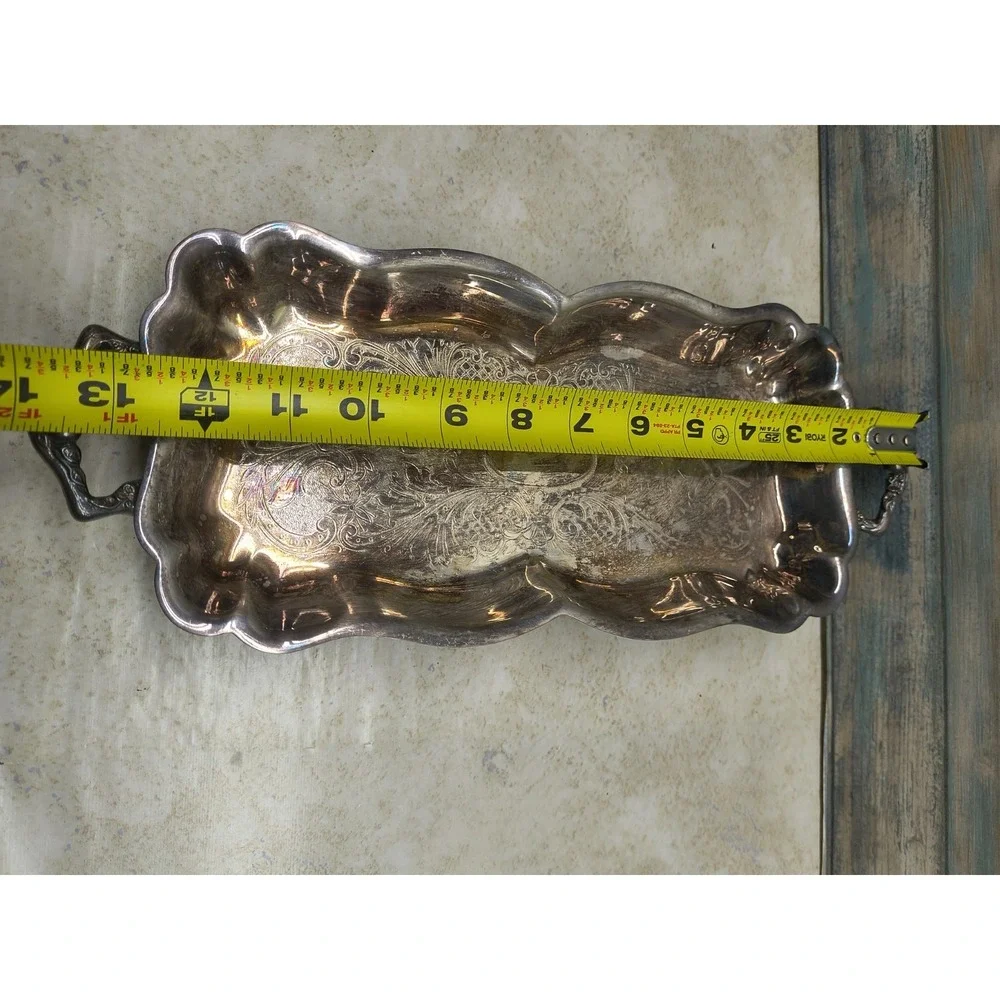 Antique W&S Blackinton Silver Plate Towle Serving Tray‎